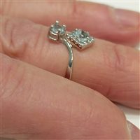 Anello Vidali Gioielli Donna in Oro bianco Zircone ANOR-29-34 - ANOR-29-34